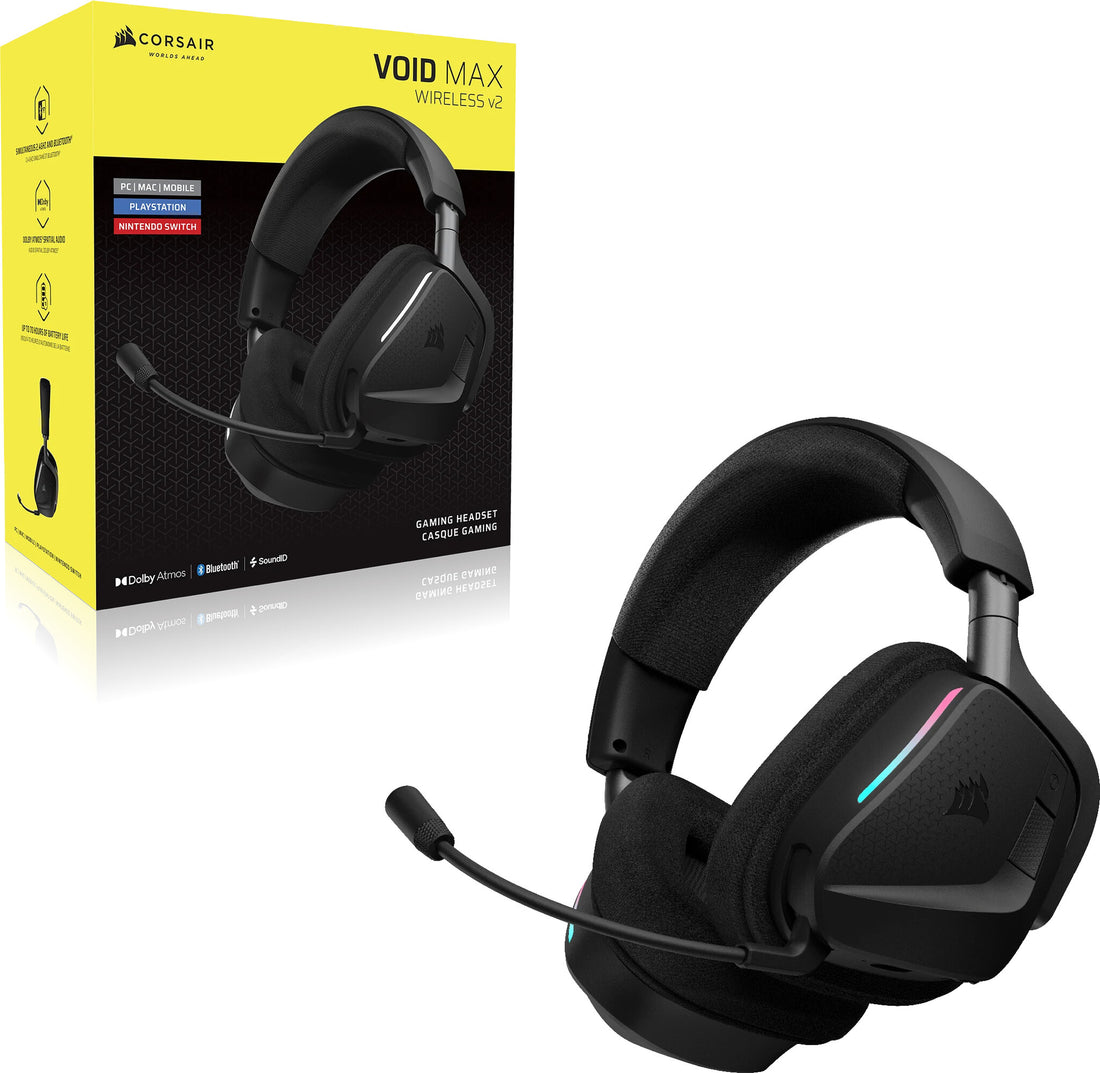 Corsair VOID v2 MAX WIRELESS Headset Head-band Gaming Bluetooth Black - image 5