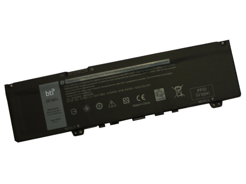 BTI 38Wh 3 cell F62G0 compatible battery for DELL INSPIRON 13 7370 INSPIRON 13 5370 INSPIRON 7380 INSPIRON 7386 2-IN 1 INSPIRON 7373 2-IN1
