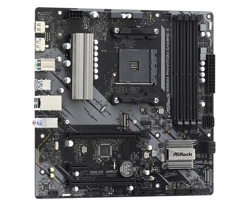 Asrock B550M Phantom Gaming 4 AMD B550 Socket AM4 Micro ATX Motherboard