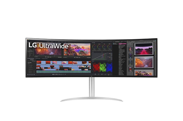 LG 49" Dual QHD 144Hz Monitor, Silver (49WQ95C-W)