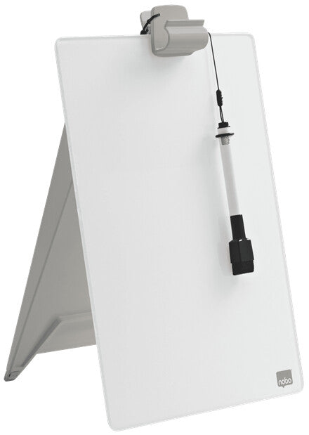 Nobo Desktop Whiteboard Easel With Dry Erase Glass Surface 21,6x29,7cm - image 2
