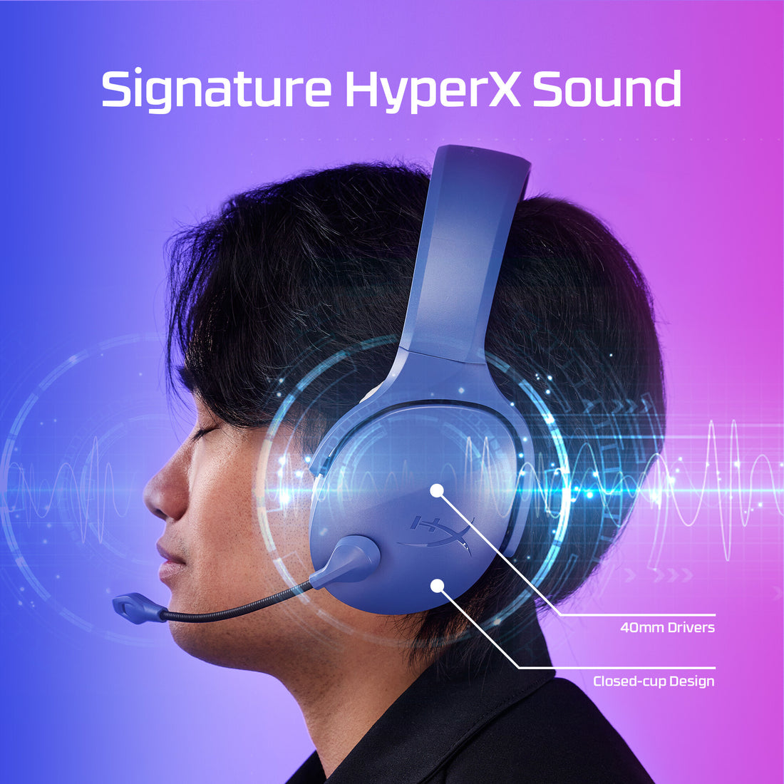 HyperX Cloud Jet - Wireless Gaming Headset (Black) - image 3