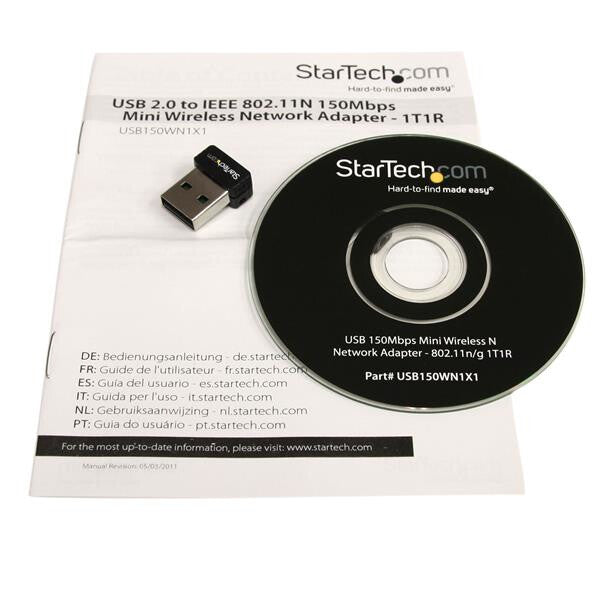 StarTech.com USB 150Mbps Mini Wireless N Network Adapter - 802.11n/g 1T1R - image 3