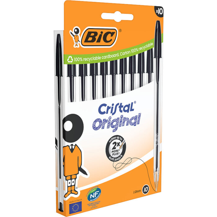 BIC 516353 ballpoint pen Black Stick ballpoint pen Medium 10 - image 2