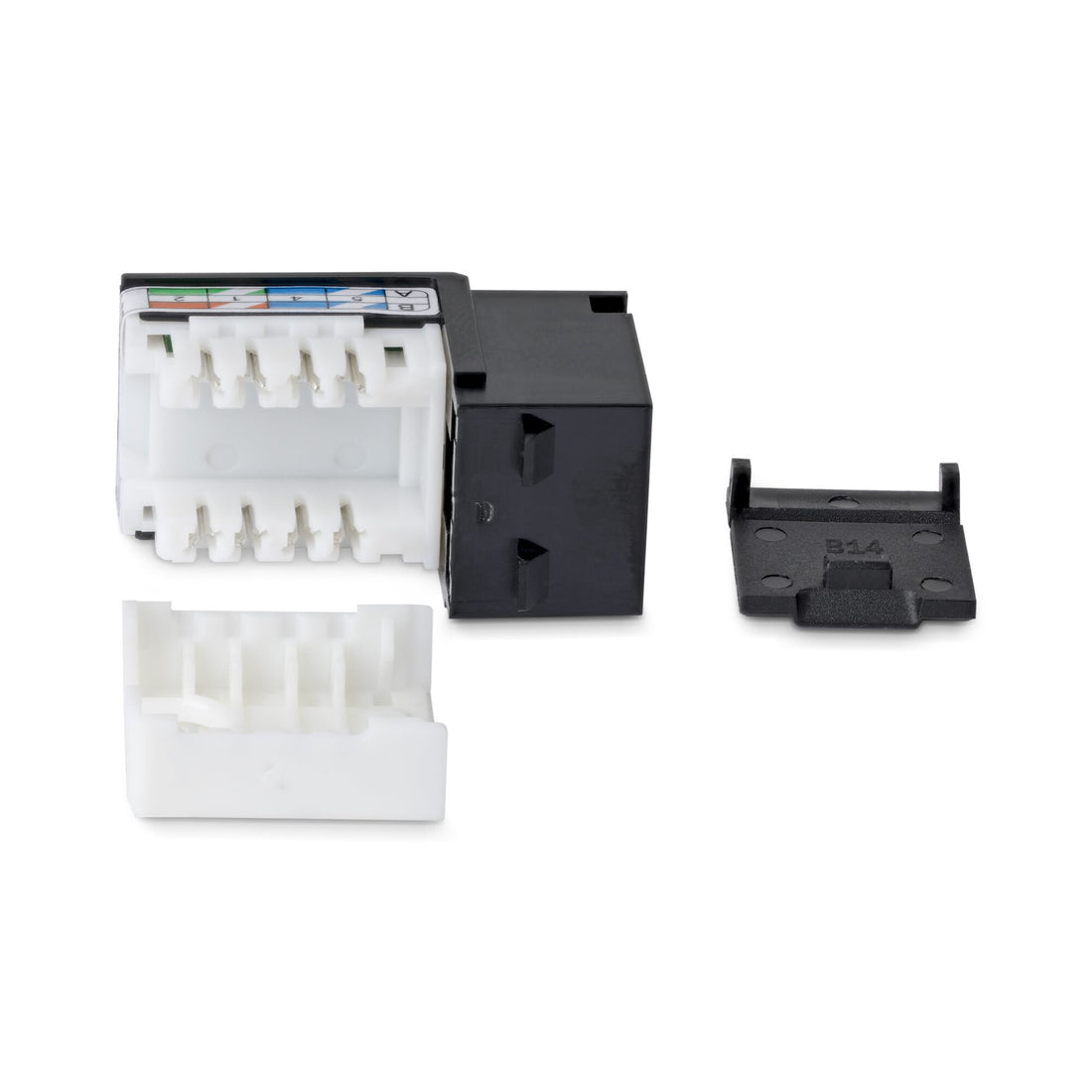 StarTech.com Cat6 Keystone Jack, 24-Pack RJ45 Ethernet Keystone Jacks, UTP Cat6 Wall Jack, 90-Degree 110 Punch - image 4