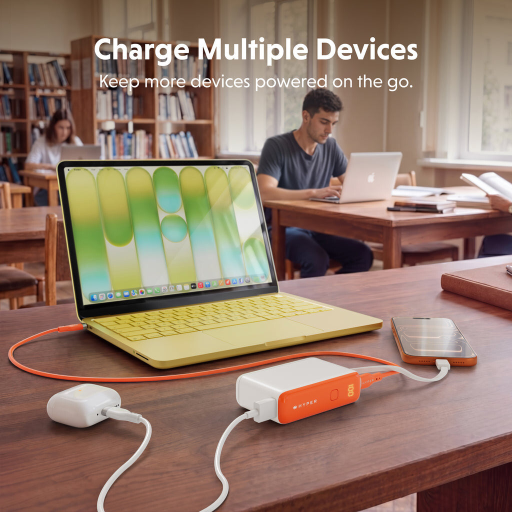 Targus HyperJuice Flex 10K 30W 5000 mAh White, Orange - image 2