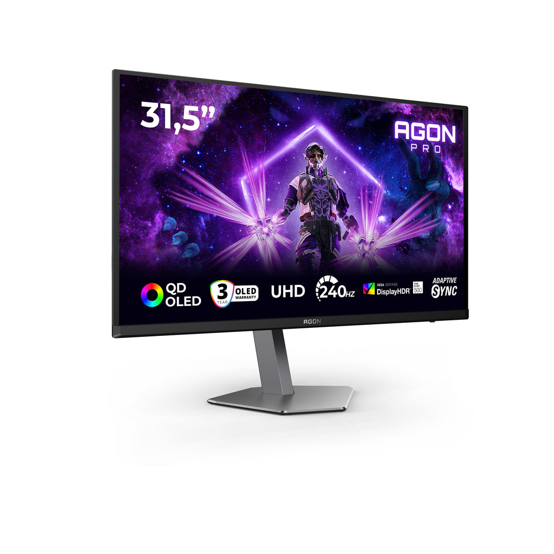 AOC AG326UZD2/11 computer monitor 31.5" 3840 x 2160 pixels Black - image 2