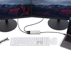 StarTech.com Thunderbolt 3 to Dual HDMI 2.0 Adapter - 4K 60Hz - Thunderbolt 3 Certified - Dual Monitor HDMI Video Converter Adapter - Mac & Windows compatible - Dual 4K Display HDMI