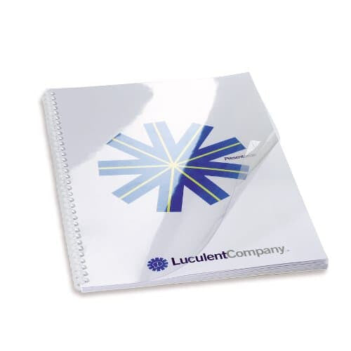 GBC HiClear Binding Covers A4 PVC 150 Micron Super Clear (50) - image 4