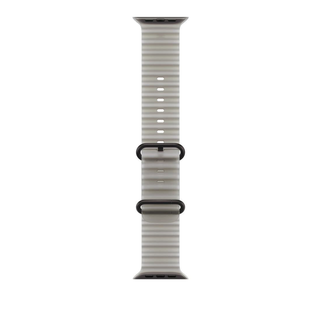 Apple 49mm Translucent Gray Ocean Band - Black Titanium Finish