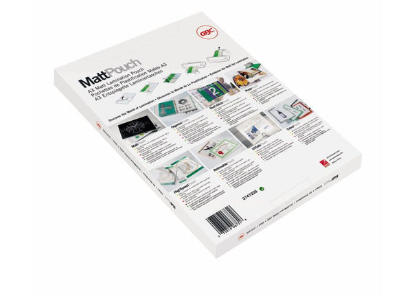 GBC Lamination Pouch A3 Matt 150 Micron