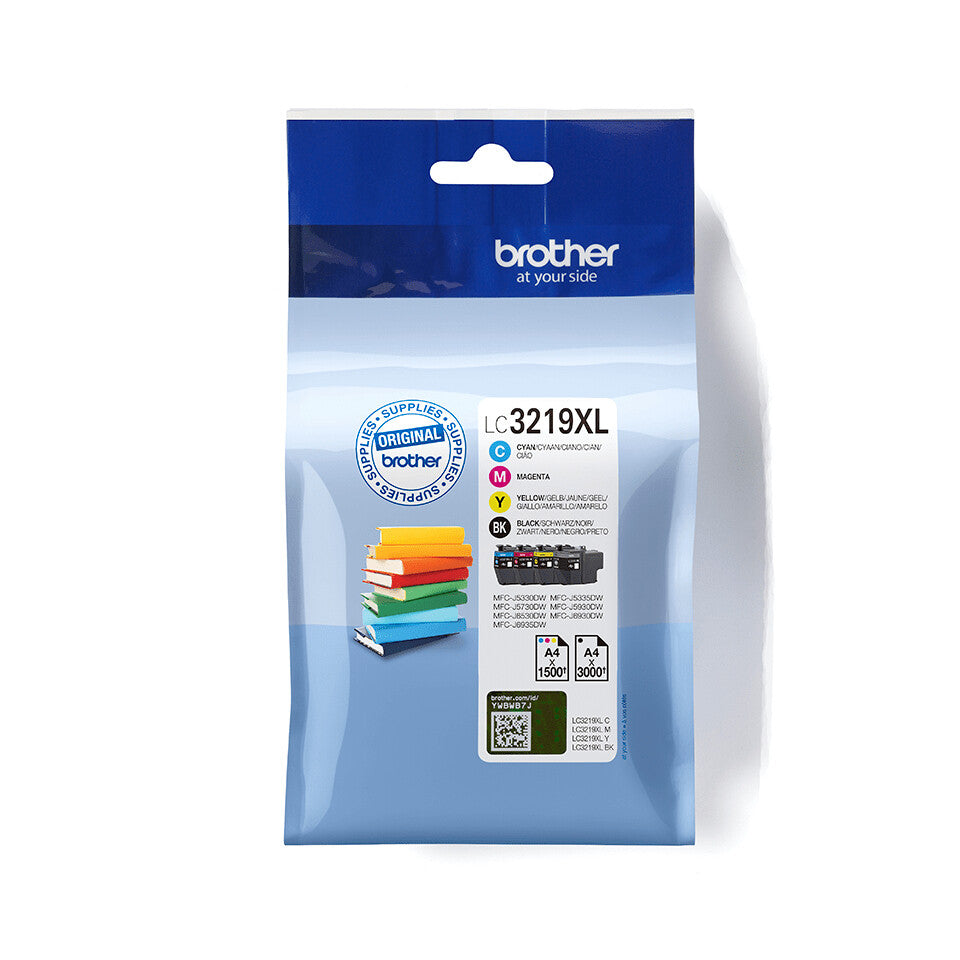 Brother LC3219XLVAL ink cartridge 4 Original Black, Cyan, Magenta, Yellow