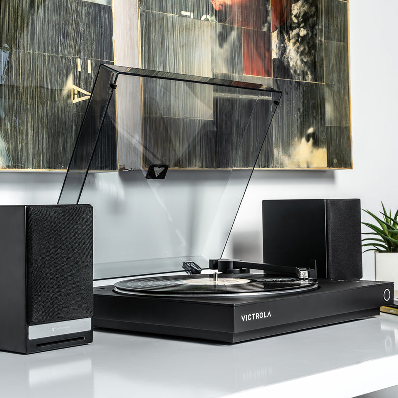 Victrola VPT-800-BLK Belt-drive audio turntable Black