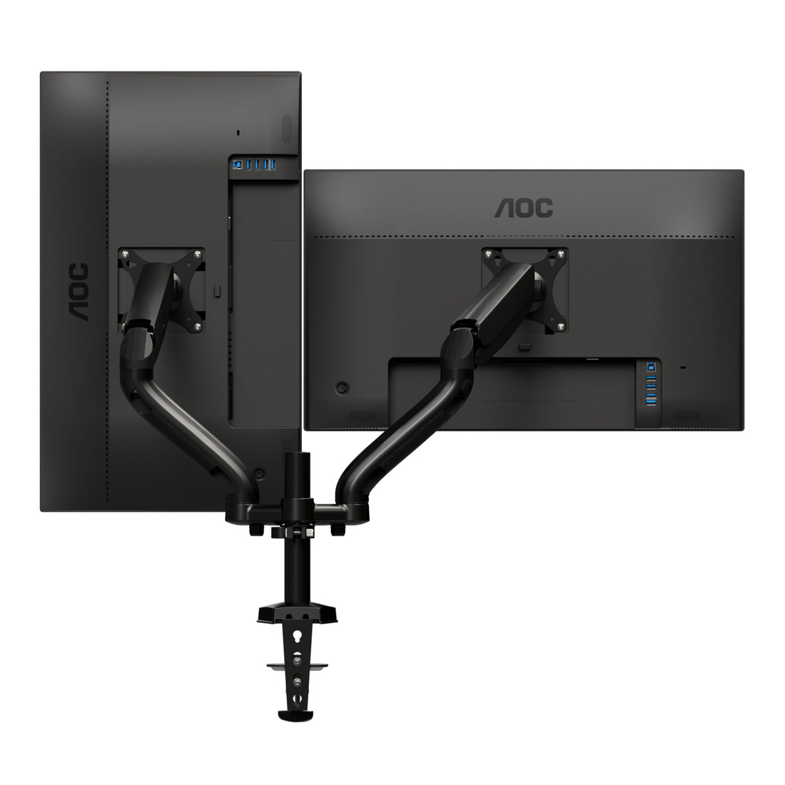 AOC AD110D0 monitor mount / stand 81.3 cm (32") Desk Black