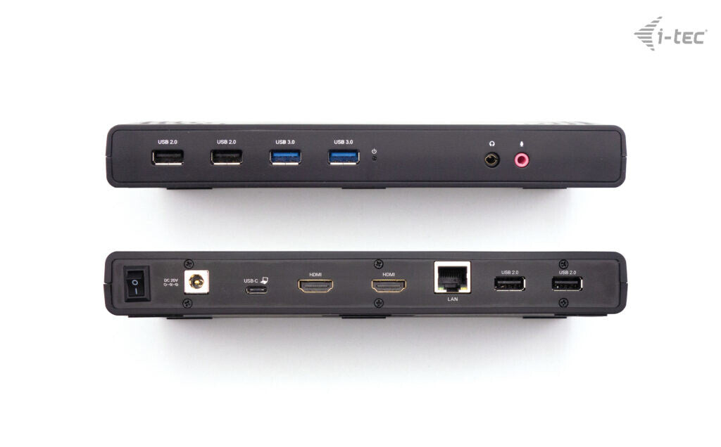 i-tec USB 3.0 / USB-C / Thunderbolt Dual Display Docking Station + Power Delivery 100W - image 2