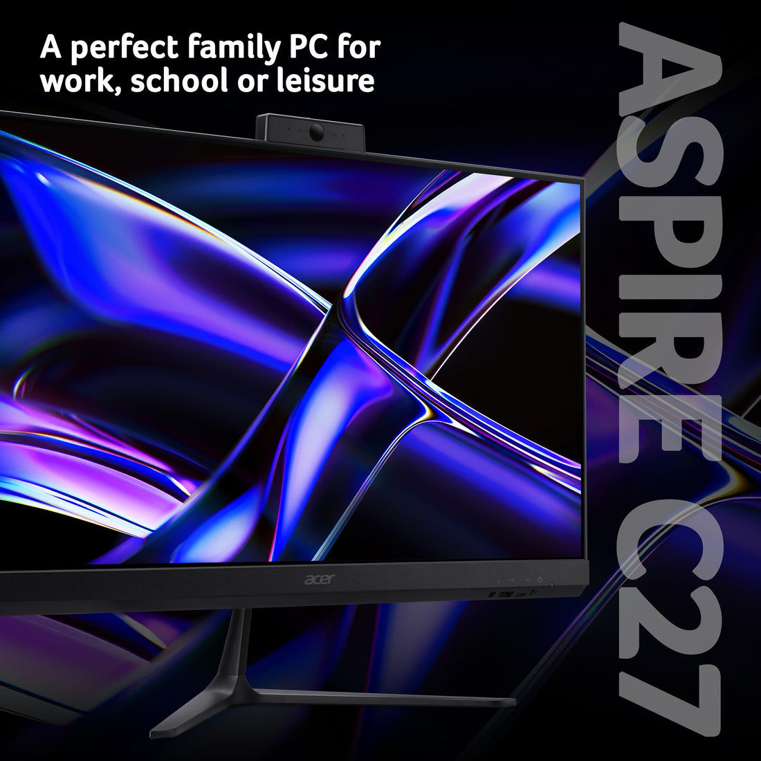 Acer Aspire C27-B All-in-One Desktop AMD Ryzen 7-350 16GB 1TB SSD Integrated AMD Radeon Graphics 27" Full HD - image 3