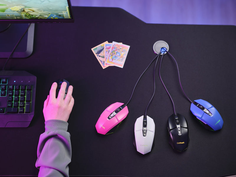 Trust GXT 109W Felox mouse Gaming Right-hand USB Type-A Optical 6400 DPI