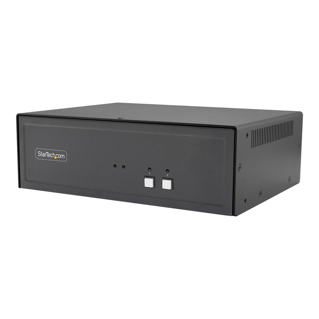 StarTech.com Secure 2-Port KVM Switch, DisplayPort, 4K 60Hz, NIAP 4.0 Desktop KVM, CAC, Metal Housing, Made in