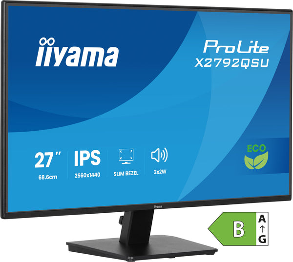 iiyama ProLite 27" QHD 120Hz Monitor (X2792QSU-B1)