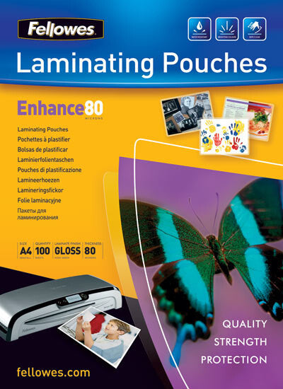 Fellowes 5306101 laminator pouch 100