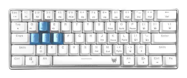 Acer Predator Aethon 330 keyboard Gaming USB + Bluetooth QWERTY English White