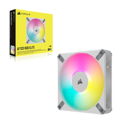 Corsair iCUE AF120 RGB ELITE 120 mm PWM Fan - White