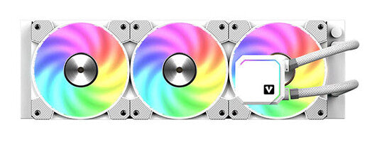VIDA Trifrost 360 Processor All-in-one liquid cooler 12 cm White 1 pc(s)