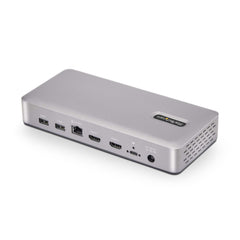 StarTech.com USB4 Docking Station, USB-C 40Gbps, Dual Video HDMI, Up to 2x 4K 60Hz 4:4:4 (RGB) or 2x 4K 120Hz 4:2:2, Multi-Monitor Dock, 6x USB, 2.5GbE, 100W PD