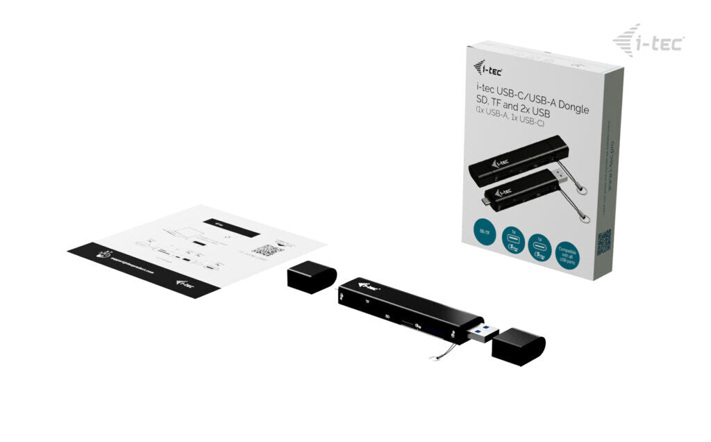 i-tec USB-C/USB-A Dongle SD, TF and 2x USB (1x USB-A, 1x USB-C) - image 4