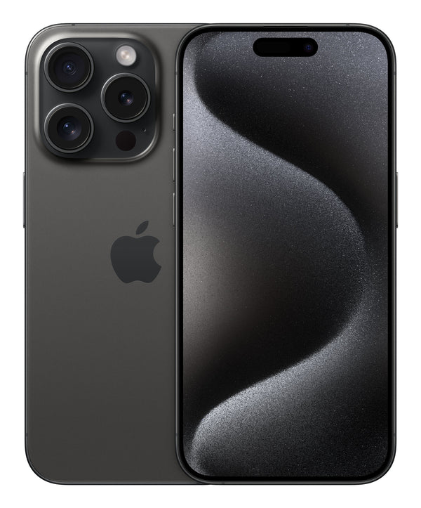 Apple iPhone 15 Pro 15.5 cm (6.1") Dual SIM iOS 17 5G USB Type-C 128 GB Titanium, Black