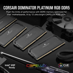 Corsair Dominator CMT64GX5M2B6000C40 memory module 64 GB 2 x 32 GB DDR5 6000 MHz