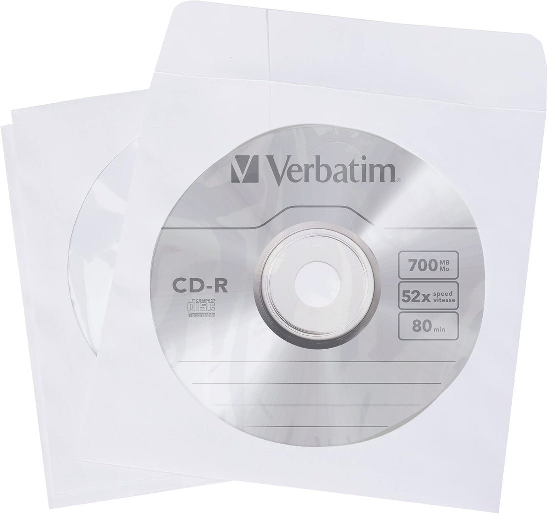Verbatim CD Sleeves (Paper) 100pk - image 2