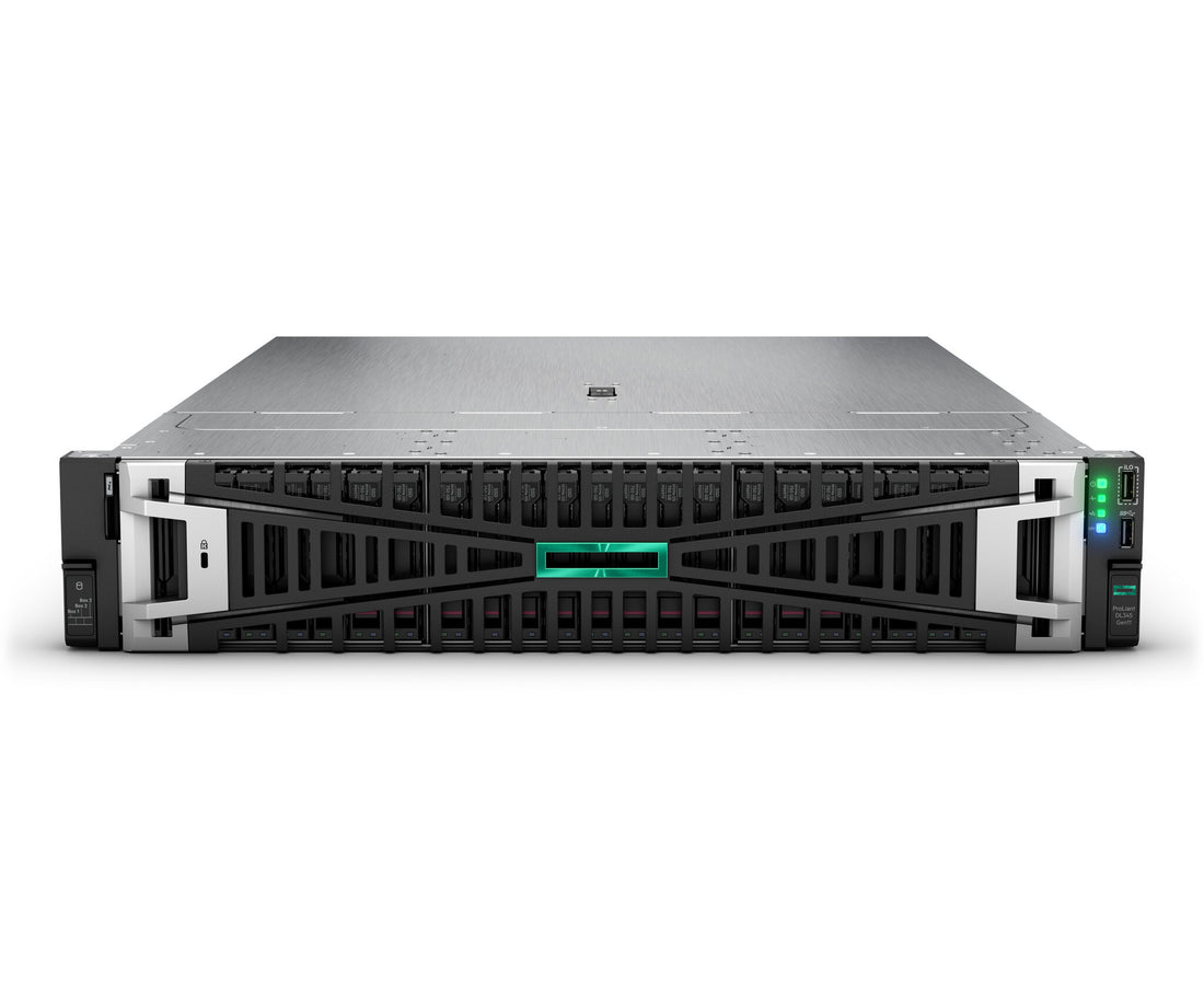 HPE ProLiant DL345 Gen11 9115 2.6GHz 16c 1P 2x32GB-R 8SFF MR416i-p NC BCM5719 2x1000W PS EU Server