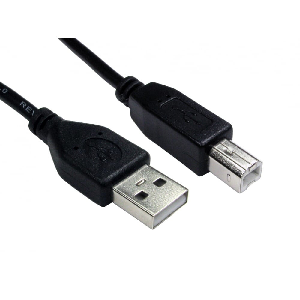 Direct Usb Cable Cables Direct 99CDL2-102 USB cable USB 2.0 2 m USB A USB B Black | Back ...