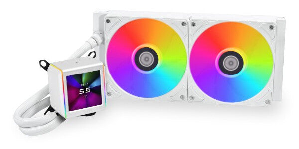 Lian Li GA II LCD Processor Liquid cooling kit 12 cm White