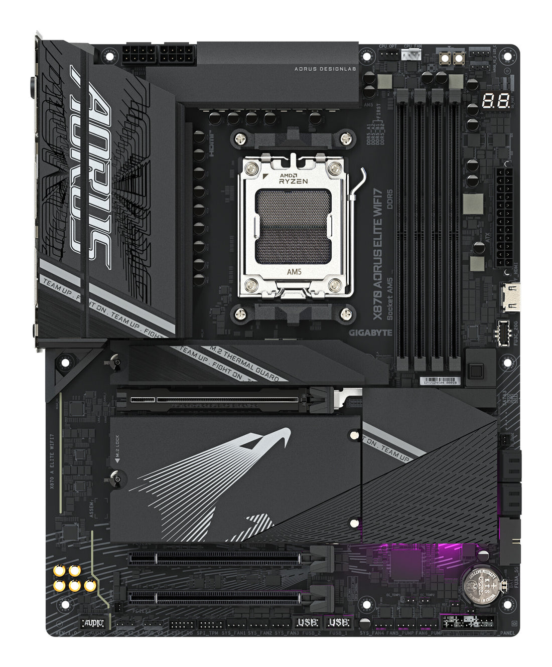 GIGABYTE X870 AORUS ELITE WIFI7 Motherboard - image 2