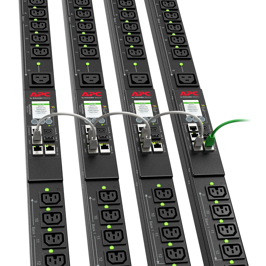 APC Rack PDU, 9000 switched, 0U, 30A, 200V and 208V, 21 C13 and C15, 3 C19 and C21 sockets - image 7