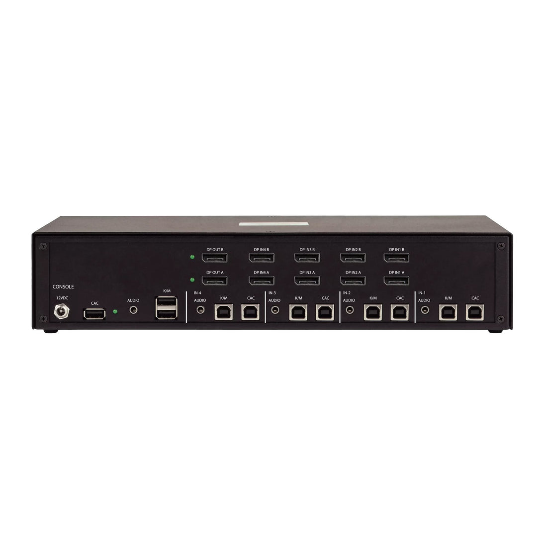 StarTech.com Secure 4-Port Dual-Monitor KVM Switch, DisplayPort, 4K 60Hz, NIAP 4.0 Desktop KVM, CAC, Metal - image 2
