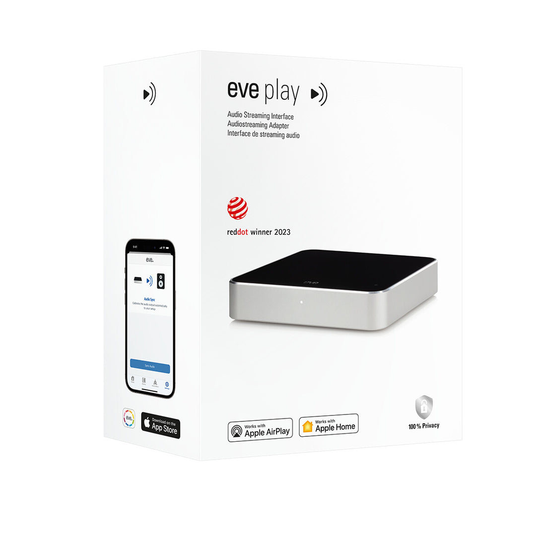 Eve Play Ethernet LAN Wi-Fi Black, Silver - image 4