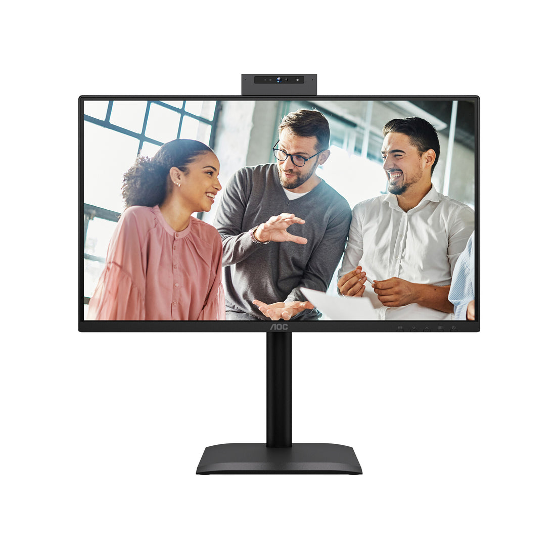 AOC 24E4CV IPS 23.8" computer monitor 60.5 cm (23.8") 1920 x 1080 pixels Black
