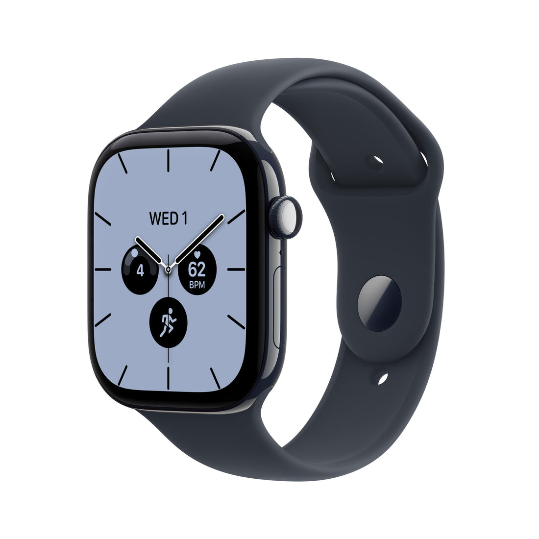 Apple Watch Series 12 GPS + Cellular 46mm Night Blue Ceramic Case with Navy Blue Sport Band - S/M
