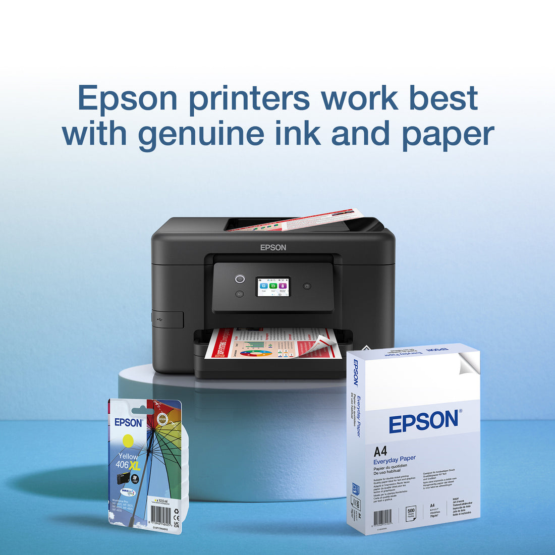 Epson Singlepack Yellow 406XL Umbrella DURABrite Ultra Ink