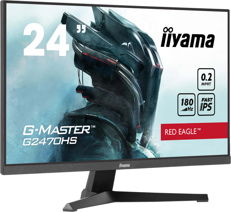 iiyama G-MASTER 23.8" FHD 180Hz Gaming Monitor (G2470HS-B1)