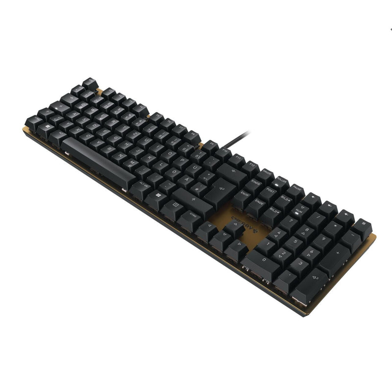 CHERRY KC 200 MX Mechanical Keyboard, UK Layout - Black, Bronze