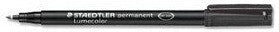 Staedtler 317-9 permanent marker Bullet tip Black