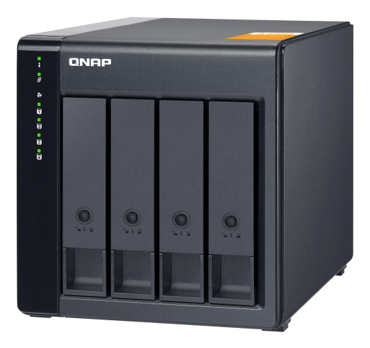 QNAP TL-D400S HDD/SSD enclosure Black 2.5/3.5"