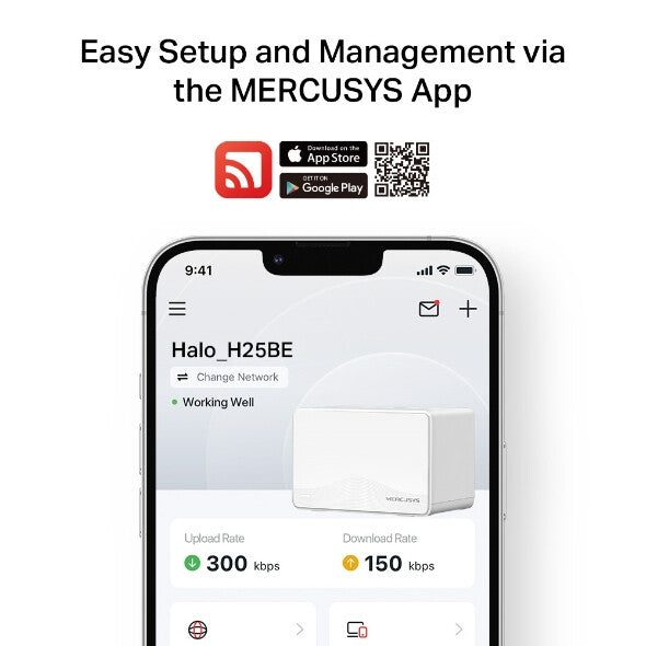 Mercusys BE9300 Whole Home Mesh Wi-Fi 7 System