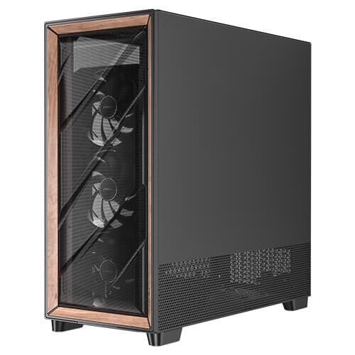 Antec FLUX PRO EUV Full Tower Black, Wood