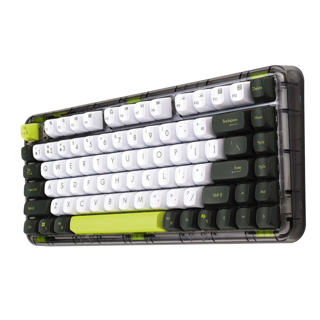 ASUS Jelly75 KD201 keyboard Universal USB + RF Wireless + Bluetooth Green, White, Black - image 7