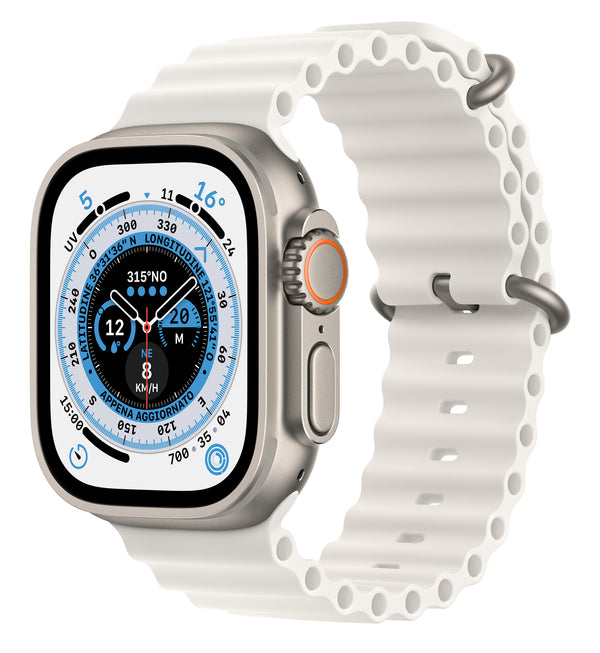 Apple Watch Ultra OLED 49 mm Digital 410 x 502 pixels Touchscreen 4G Titanium Wi-Fi GPS (satellite)